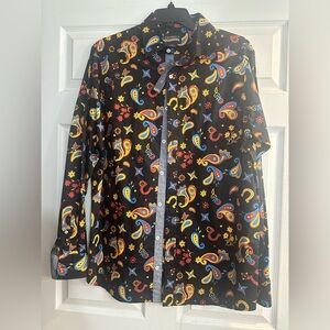 Cremieux Men’s Black shirt with design - LT